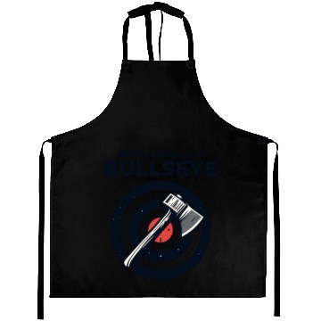 Discover Axe Throwing Axe Thrower Lumberjack Funny Bullseye Aprons