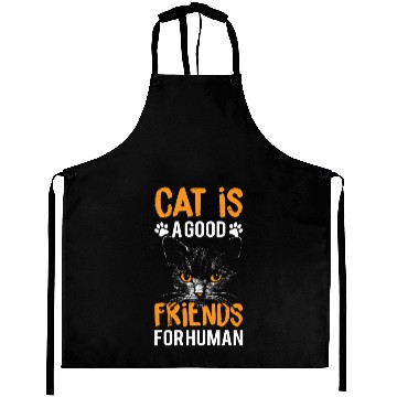 Discover Cat Is A Good Friends For Human Aprons