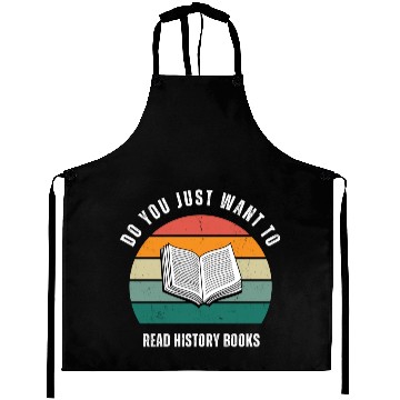 Discover History Lover Book Lover Aprons