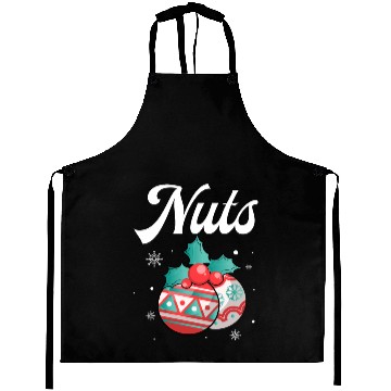 Discover Christmas Nuts Santa Snowflakes Candy Canes Winter Aprons