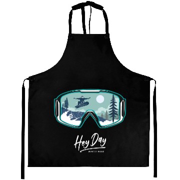 Discover Snowboarding Style logo. By "Hey Day" Aprons