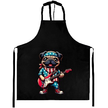 Discover Pug Guitarist Aprons