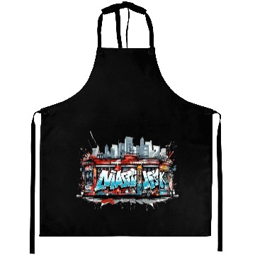 Discover Urban Graffiti Vibes - abstract Street Art Aprons