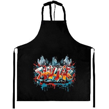 Discover Spray Can Symphony unique Artistic Fashion Aprons
