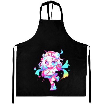 Discover Cute Cartoon Girl Aprons