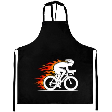 Discover White speed road cyclist Aprons