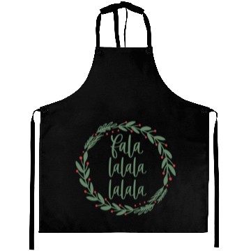 Discover Fa La La Sage Green Christmas Wreath Fun Aprons