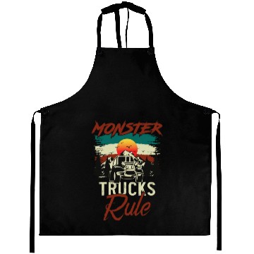 Discover Monster Trucks And Mountain Adventures Aprons