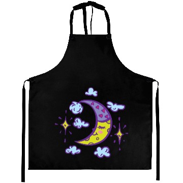 Discover Moon With Sleeping Hat With Aprons