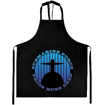 Discover Submarine Force Pride Runs Deep Ocean Blue Aprons