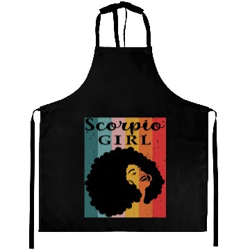 Discover scorpio girl Zodiac Sign Astrology Horoscope Star Aprons