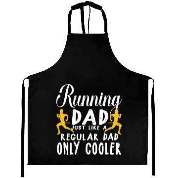 Discover Funny Running For Men Dad Marathon Runner Coach Ma Aprons