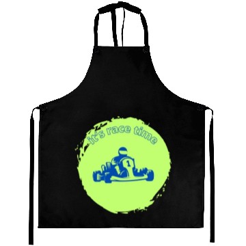 Discover it's race time Aprons