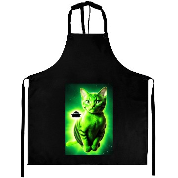 Discover Cute Alien Cat Aprons