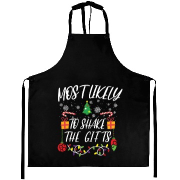 Discover Most likely to Christmas Family Matching Aprons