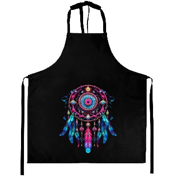 Discover Neon Dreamcatcher Fantasy | Plastic Poppy™ Aprons