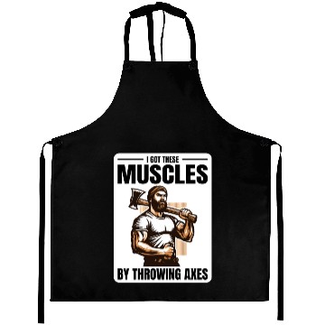 Discover Muscle-Forged Mastery: Lumberjack's Axe Throwing Aprons