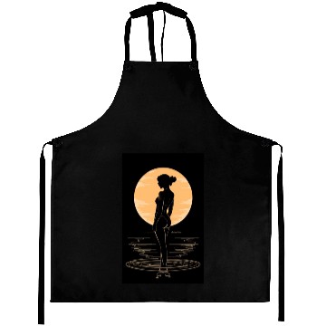 Discover Elegance Redefined: Black and Gold Collection Aprons
