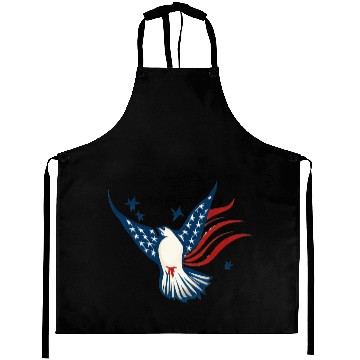 Discover Patriotic Bird Aprons