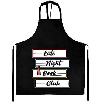 Discover Late Night Book Club Aprons