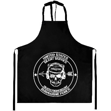 Discover Us Submarine Force Death From Below Silent Service Aprons