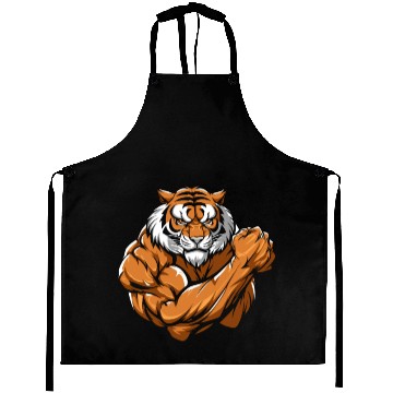 Discover Workout Gym Tiger Aprons