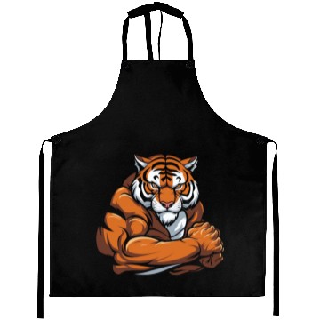 Discover Workout Gym Tiger Aprons
