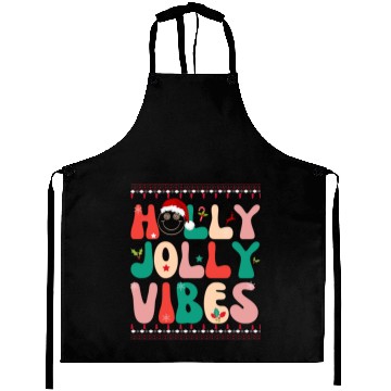 Discover Holly Jolly Vibes Aprons