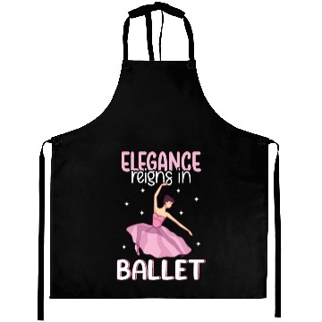 Discover Ballet Ballerina Dance Dancer Dancing Ballet Gift Aprons