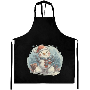 Discover Best Snowman design Aprons