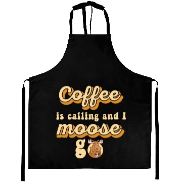 Discover Coffee Is Calling And I Moose Go Moose Aprons