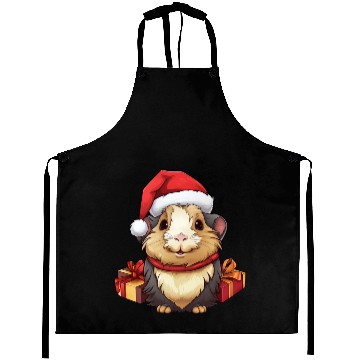 Discover Guinea pig Christmas Aprons