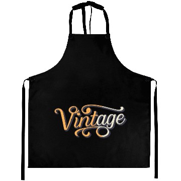 Discover Vintage typography Aprons