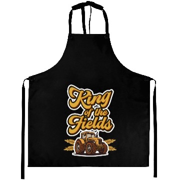 Discover farmer funny quote tractor Aprons