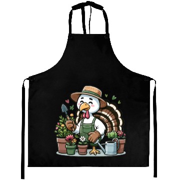 Discover Thanksgiving Garden Turkey Gardener Vegetable Aprons