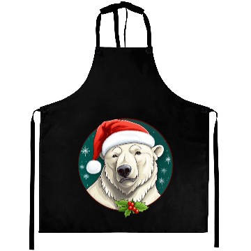 Discover Polar bear Christmas Aprons