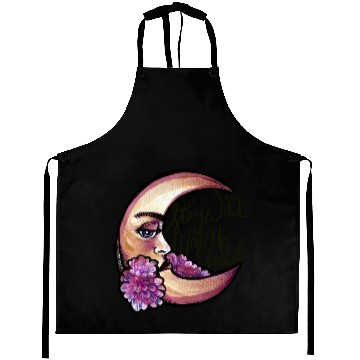 Discover Stay Wild Moon Child Aprons