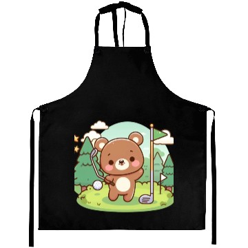 Discover Golfing bears Aprons
