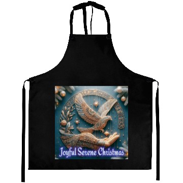 Discover Joyful Serene Christmas. Aprons
