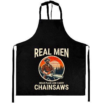 Discover Lumberjack Woodworker Woodcutter Chainsaw Arborist Aprons