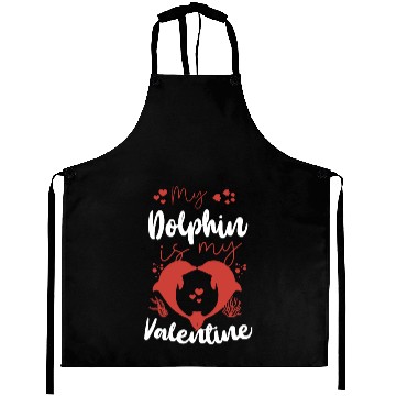 Discover Dolphin Valentines Day My Dolphin Aprons