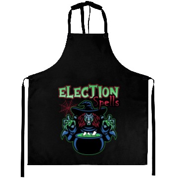 Discover Election Spells Witch Spooky Halloween Meme Voter Aprons