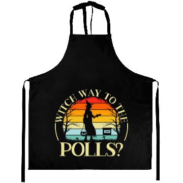 Discover Witch Way To The Polls Spooky Halloween Voting Aprons