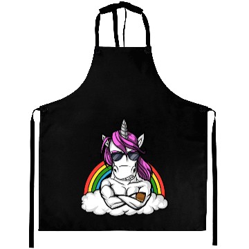 Discover Unicorn Bodybuilder Gym Aprons