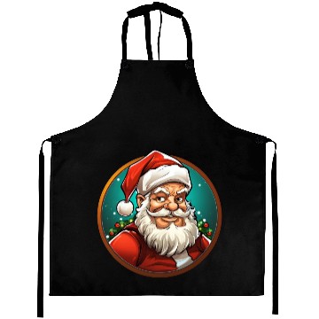 Discover Santa Claus Christmas Aprons