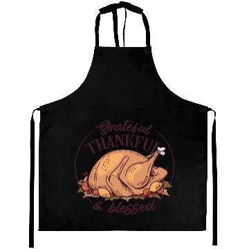 Discover Grateful, Thankful and Blessed Aprons