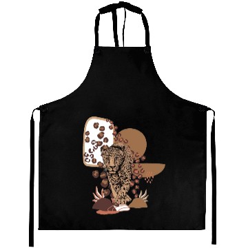 Discover Funny Leopard Cheetah Animal Aprons