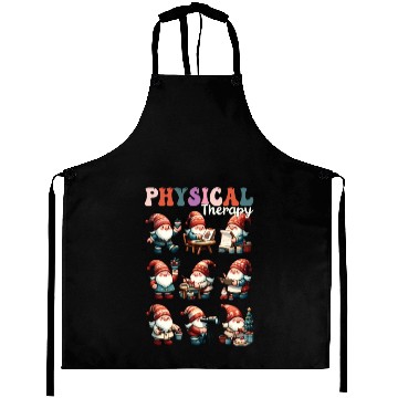 Discover Christmas Gnome Santa Physical Therapy Xmas Aprons
