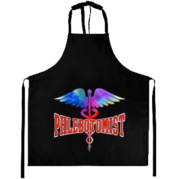 Discover Phlebotomist Medical Caduceus Aprons