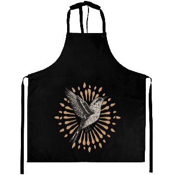 Discover Wild Bird In Flight Design Aprons
